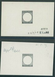 Northern Rhodesia. 1929-52 Postage Due. Master die proofs of the ...