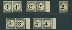 Northern Rhodesia. 1929-52 Postage Due. 1d. to 4d. set of four in ...