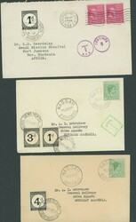 Northern Rhodesia. 1929-52 Postage Due. A trio of incoming envelopes ...