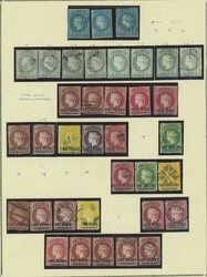 St. Helena. 1856-1984 mint and used collection on album leaves, ...