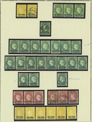 St. Helena. 1856-1984 mint and used collection on album leaves, ...