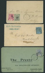 British Honduras. 1891-1901 Keyplate Issue. Covers. A postal history ...