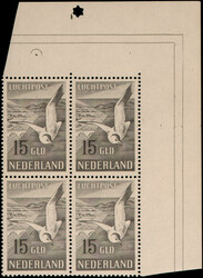 LP12/LP13, 15gld en 25gld Zeemeeuw, in luxe postfrisse hoekblokken ...