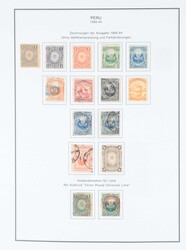 PERU, 1857-1996, used/unused, small but good collection including ...