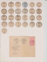 SWITZERLAND UPU 1900, (un)used/never hinged extremely specialised ...