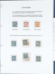 POSTHISTORIE SCHAGEN (N.H.) TENTOONSTELLING COLLECTIE, van een van ...