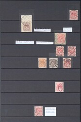 GROOTRONDSTEMPELS OP EMISSIE BONTKRAAG, collectie met alleen ...