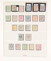 CURAÇAO 1873-1947, (on)gebruikt/postfris, complete collectie waarbij ...