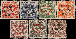 LP8/LP14, 10ct t/m 1½gld opdruk DO.X, gebruikt, pracht ex., cert. ...