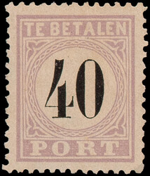 P3IV, P5IV en P7IV, 10ct, 25ct en 40ct lila en zwart type IV, ...