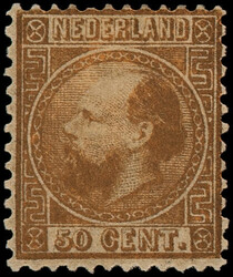 12IA, 50ct goudkleur Kt.12¾:11¾ type I, ongebruikt met volledige ...