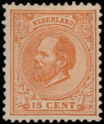 23H, 15ct oranjebruin Kt.12½:12 gr.g., ongebruikt met volledige ...