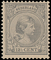 38d, 12½ct grijs, postfris, pracht ex. (NVPH €200)