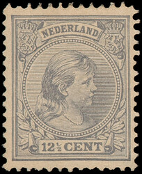 38d, 12½ct grijs, postfris, pracht ex. (NVPH €200)