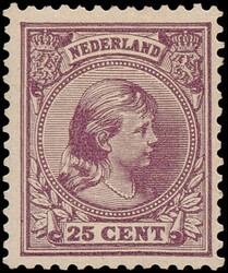 39d en 41d/42d, 15ct, 22½ct en 25ct, postfris, voor tanding zie foto ...