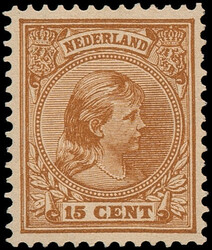 39d, 15ct geelbruin, postfris, pracht ex. (NVPH €550)