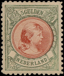 48, 5gld bronsgroen en roodbruin, variëteit 'medaillon licht ...