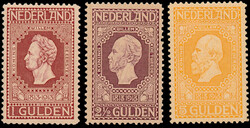 98/100, 1gld t/m 5gld, postfris, bijna pracht ex., (NVPH €1515)