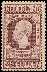 99, 2½gld donkerviolet, postfris, pracht ex. (NVPH €475)