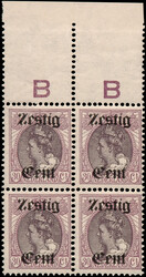 102/103, Hulpuitgifte 1919, in luxe postfrisse blokken van vier met ...