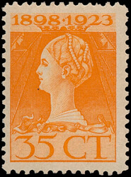 127Ay, 35ct bruingeel Lt.11, y=zegel hoog en smal(zie NVPH catalogus) ...