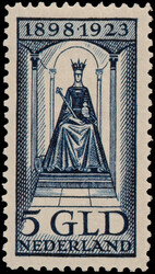 131, 5gld donkerblauw, postfris, pracht ex. (NVPH €475)