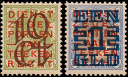 132C/133C, Opruimingsuitgifte 1923 Kt.12½, postfris, pracht ex. ...