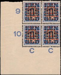 132C/133C, Opruimingsuitgifte 1923 Kt.12½, in postfrisse blokken van ...