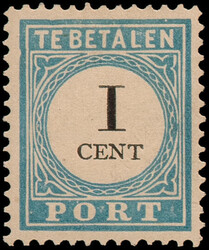 P3/P12, 1ct t/m 1gld lichtblauw, postfris, pracht/luxe ex., zelden ...