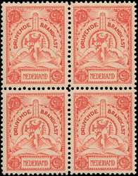 BK1/BK7, 15ct t/m 7½gld Allegorische voorstellingen, in postfrisse ...