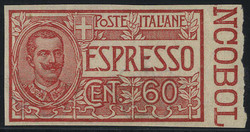 1922, Espresso, 60 Cent., non dentellato, senza gomma (S. 7a)