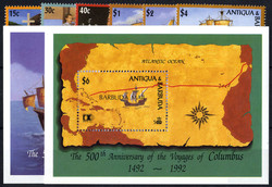 1992, 500 Jahre Columbus, Mi. 1407-Bl 193 / 78,-Automatically ...