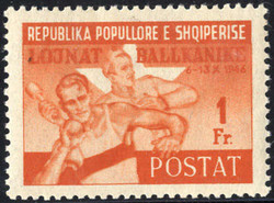 1946, Balkan Spiele, 7 Werte (Mi. 408-14 / 120,-)