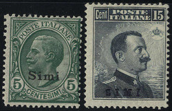 1912, Simi, 7 val. (U. + S. 1-7 / 220,-)