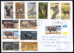 1979, letter from Windhoek to Gerona (Spain)Automatisch generierte ...