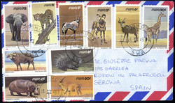 1979, air mailed letter from Windhoek to Gerona (Spain)Automatisch ...