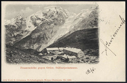 1898, "FRANZENSHÖHE" Einringstempel auf zugehöriger Karte vom 28.8 ...