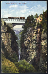 Ansichtskarte von Ponte Mostizzolo Val di Non, ungebraucht