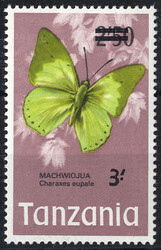 1975, serie 4 Werte überdruckt, Mi. 50-53 / 45,- SG ...