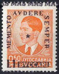 1941, Buccari, 1 Lira su 50 P. arancio (S. 35 / 90,-)
