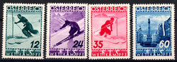 1936, FIS II, vier Werte (NK - Mi. 623-26 / 200,-)