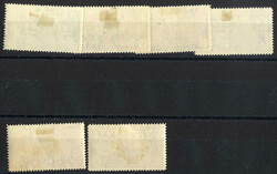 1933, Crociera Zeppelin, 6 valori (Sass. A22-27 / 1200,-)