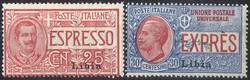 1915, Espressi, 2 val. (Sass. E1-2)