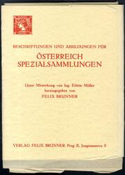 Beschriftungen und Abbildungen für Österreich Spezialsammlungen, ...