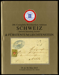 Corinphila, Seebub, Schweiz und Liechtenstein, zwei Kataloge, Mai ...