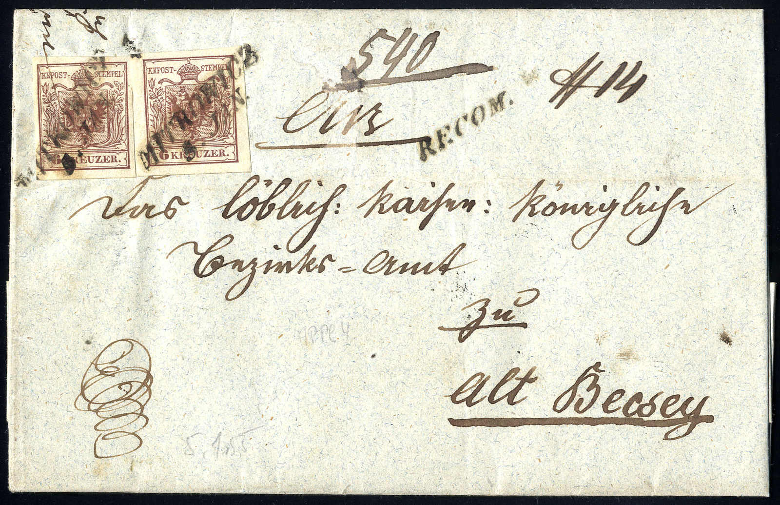 Lot 1892 - europe Austria Cancellations Military Border -  Viennafil Auktionen 63rd LIVE AUCTION