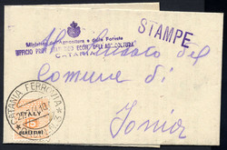 1944, Ordinanza del Ministro d'Agricoltura del 27.7.1944 da Catania ...