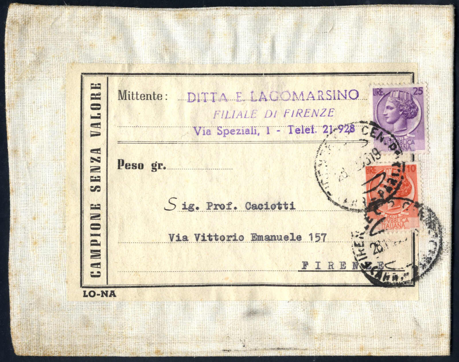 Lot 894 - europe Italian Republic - Viennafil Auktionen Auction #69 Worldwide Mail Auction: Italy, Austria, Germany, Europe and Overseas Lot 894 - europe Italian Republic - Viennafil Auktionen Auction #69 Worldwide Mail Auction: Italy, Austria, Germany, Europe and Overseas