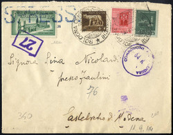 1944, lettera espresso da Bologna il 11.9. per Castelvetro di Modena ...