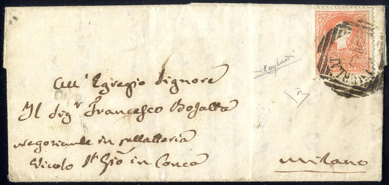 Lot 1472 - europe lombardy venetia - Viennafil Auktionen Auction #69 Worldwide Mail Auction: Italy, Austria, Germany, Europe and Overseas Lot 1472 - europe lombardy venetia - Viennafil Auktionen Auction #69 Worldwide Mail Auction: Italy, Austria, Germany, Europe and Overseas